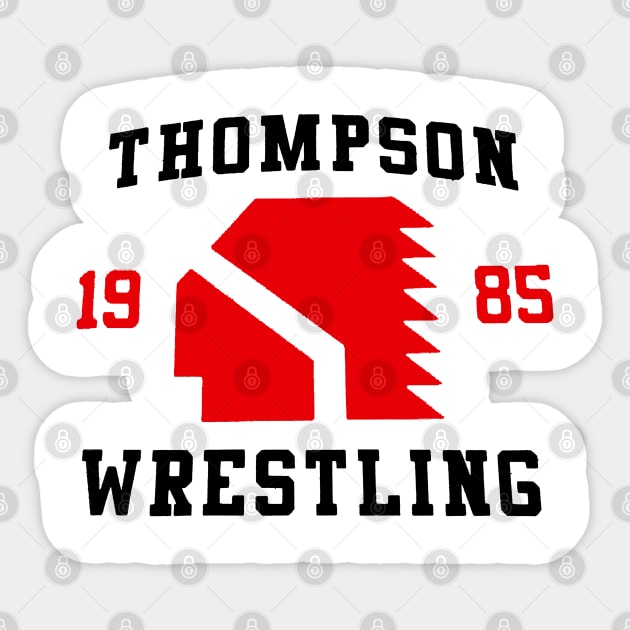 THOMPSON WRESTLING 1985 Sticker by ArjenRobert